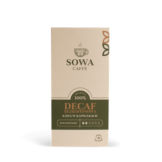  Kapsułki Sowa Caffè DECAF bezkofeinowa