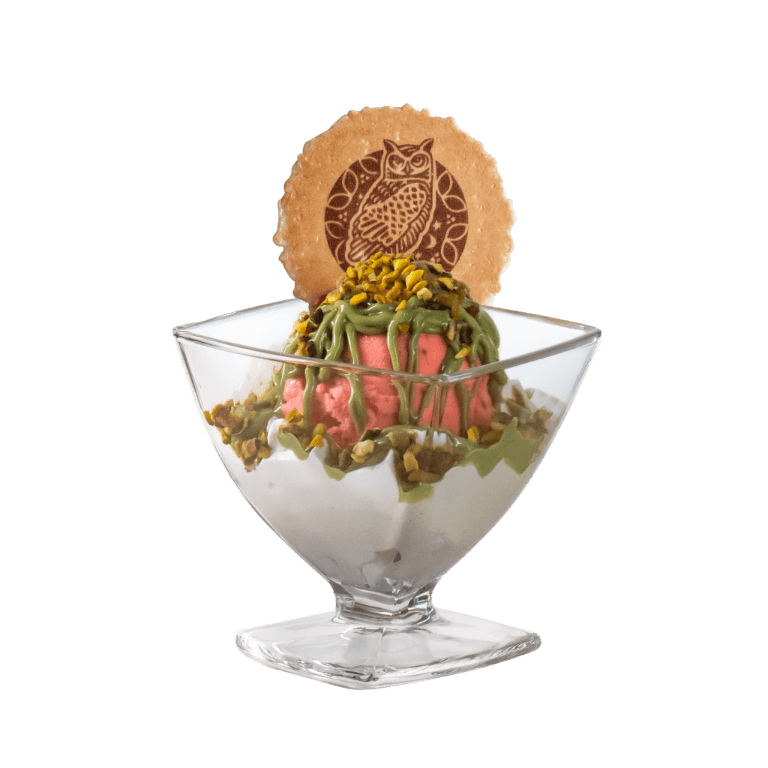 Deser lodowy Pistacjowa Truskawka - W pucharku - Lody