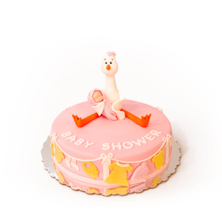 Tort Baby Shower - Torty ekstradekoracyjne - Torty